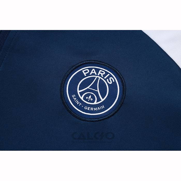 Tuta da Track di Felpa Paris Saint-Germain Bambino 2025-2026 Blu Bianco
